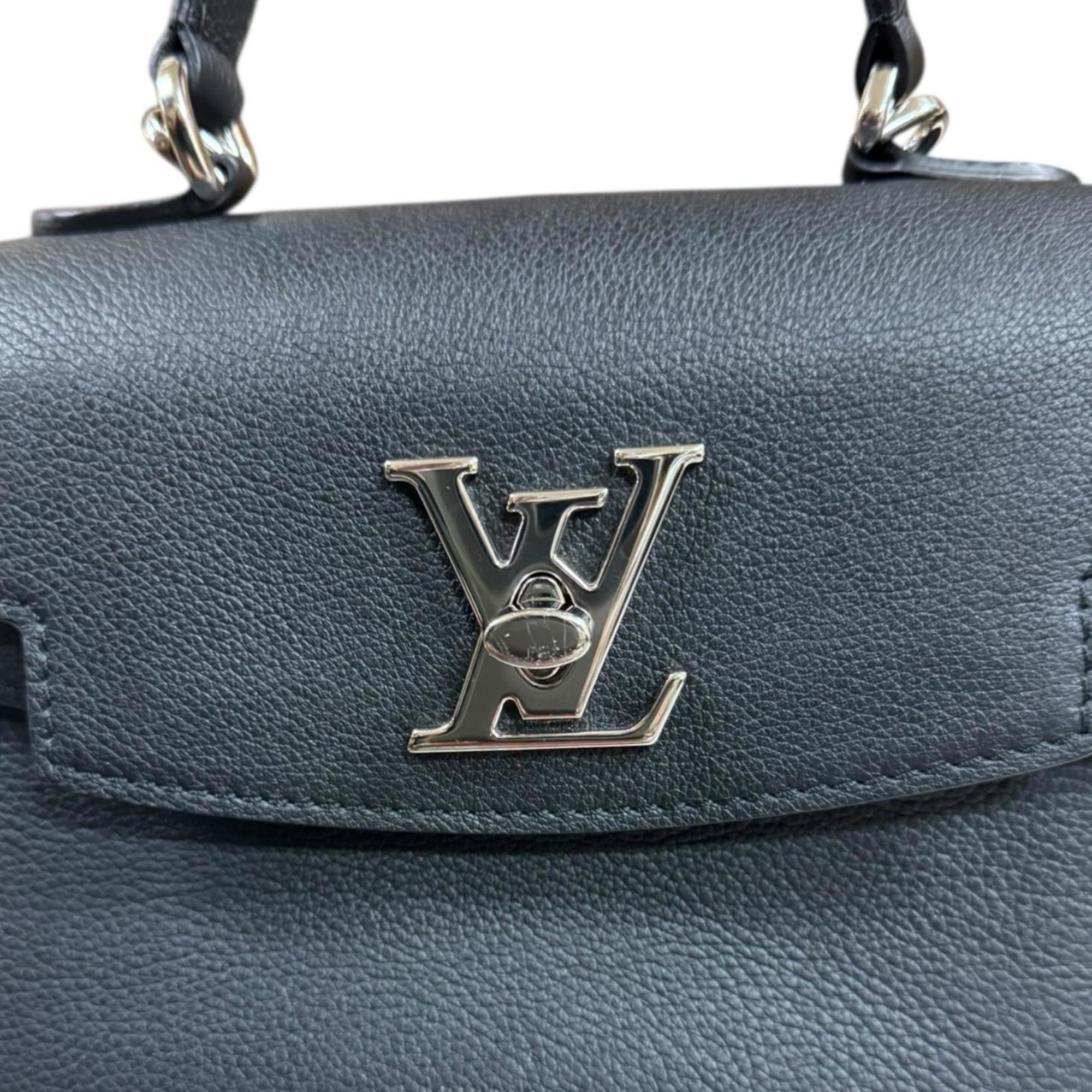Louis Vuitton Black Noir Leather Shoulder Bag