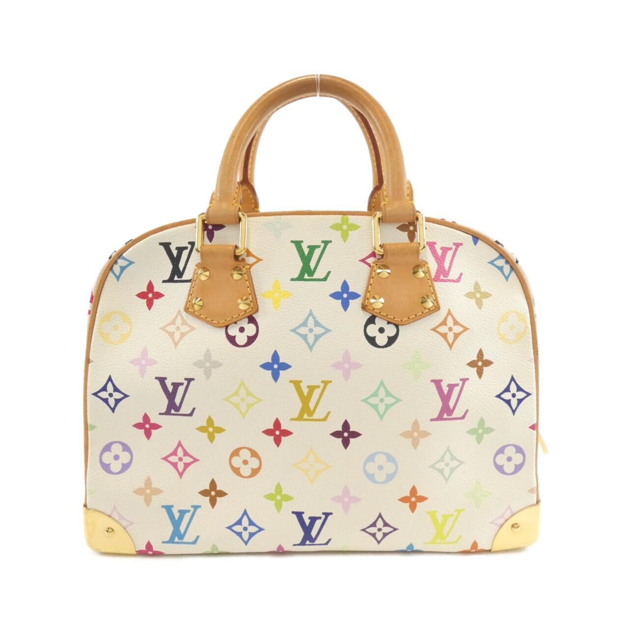 Louis Vuitton White Coated Canvas Handbag