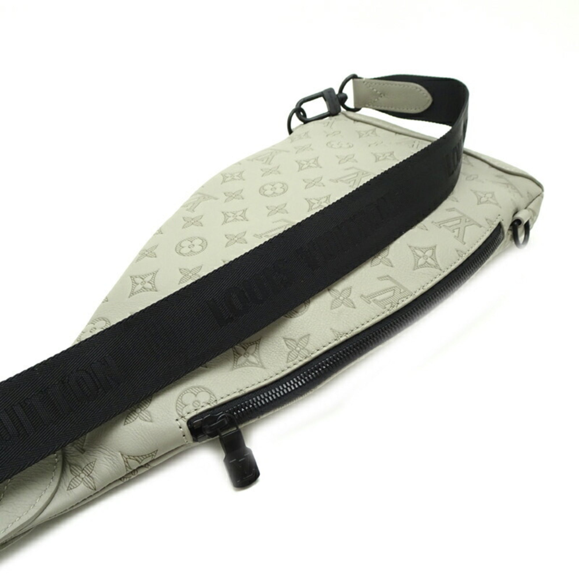 Louis Vuitton Gray Sable Monogram Shadow Pouch Sling Bag