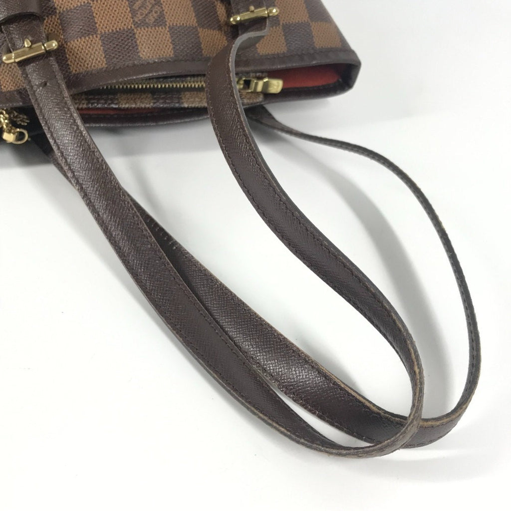 Louis Vuitton Brown Damier Canvas Shoulder Bag Tote Bag