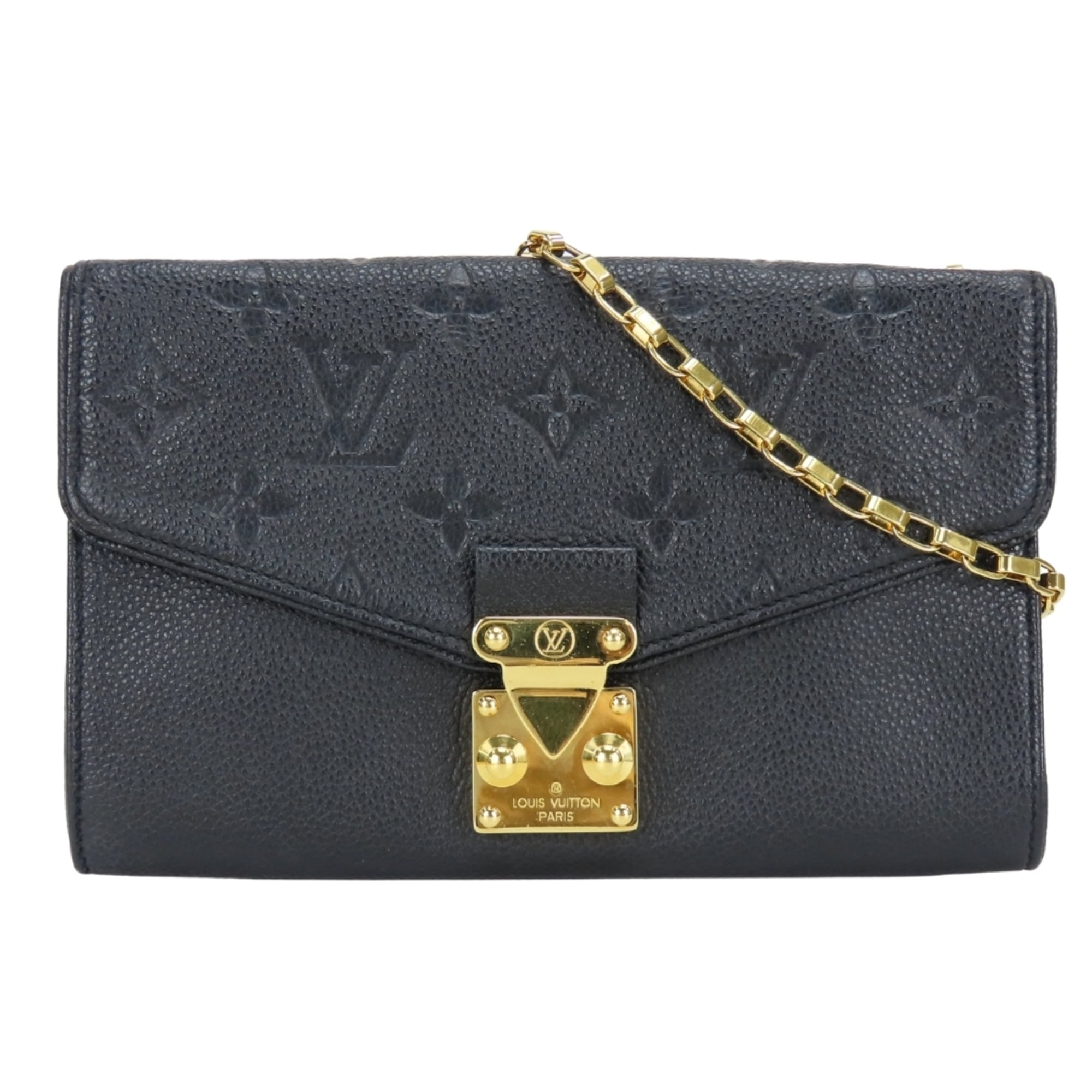 Louis Vuitton Noir Monogram Empreinte Pochette Shoulder Bag