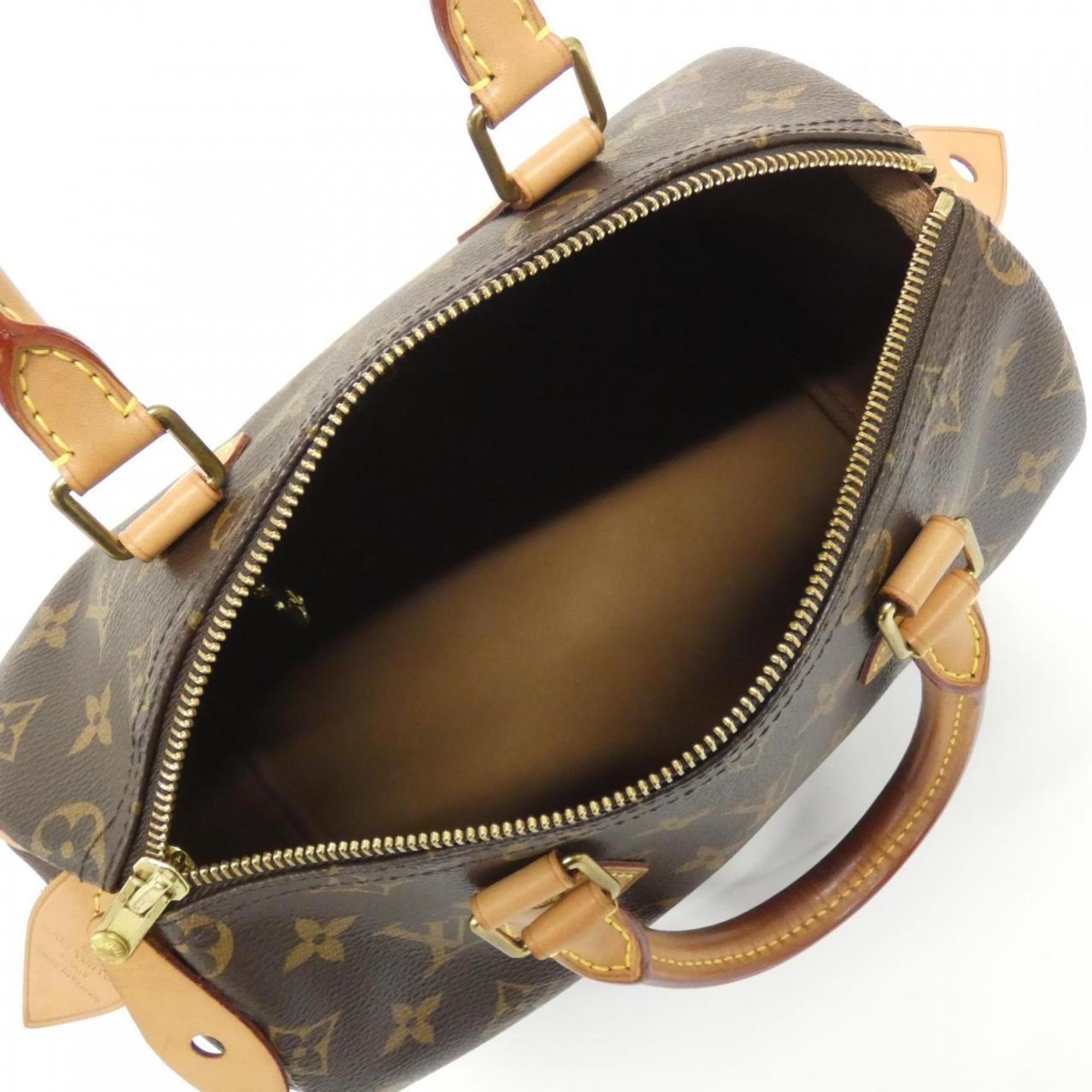 Louis Vuitton Marron Coated Canvas Boston Bag