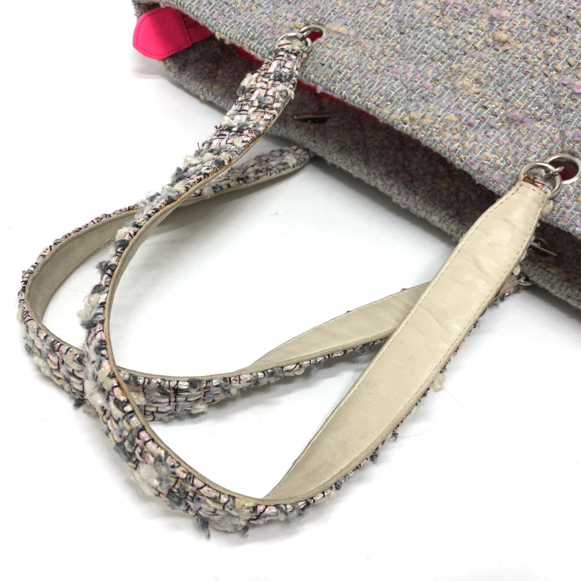 Chanel Purple Tweed Tote Bag