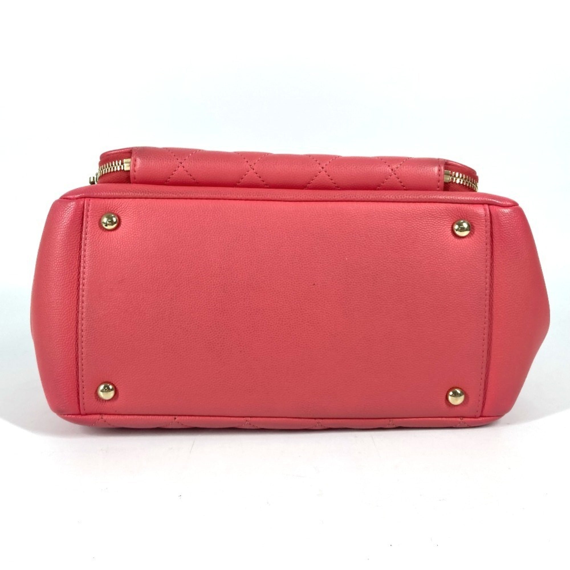Chanel Pink Grained Calfskin Shoulder Bag Tote Bag