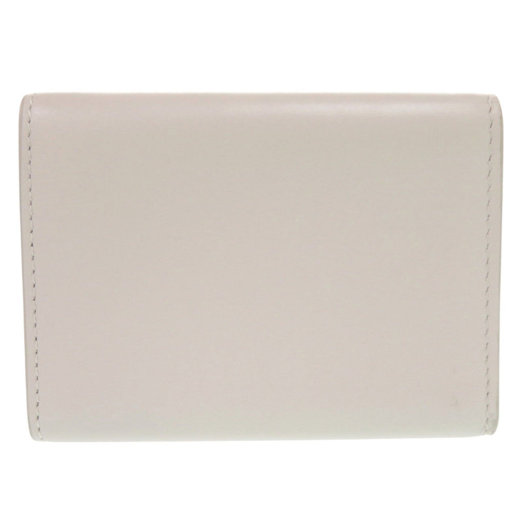 Bottega Veneta Ivory Leather Wallet (Tri-Fold)