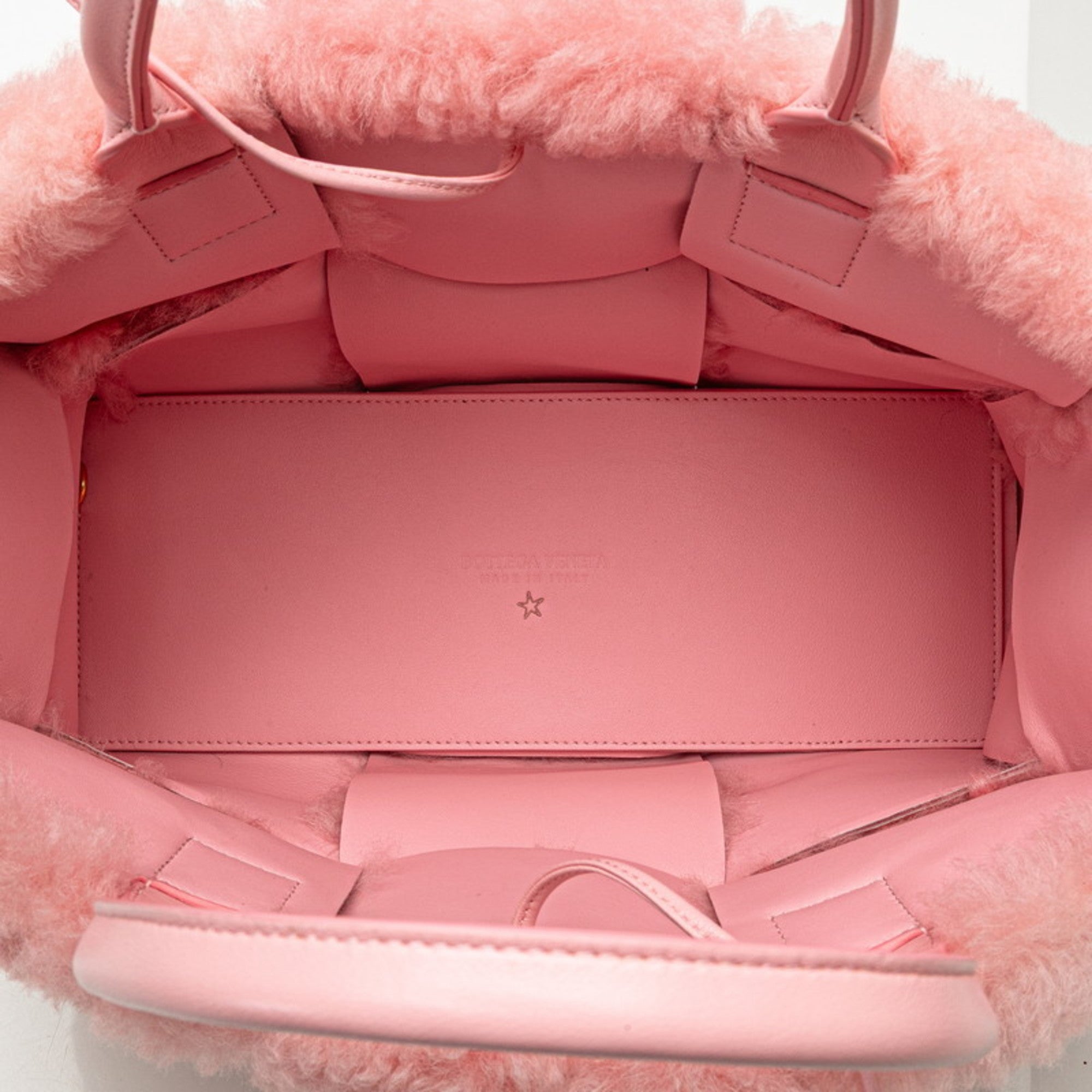 Bottega Veneta Pink Leather Handbag