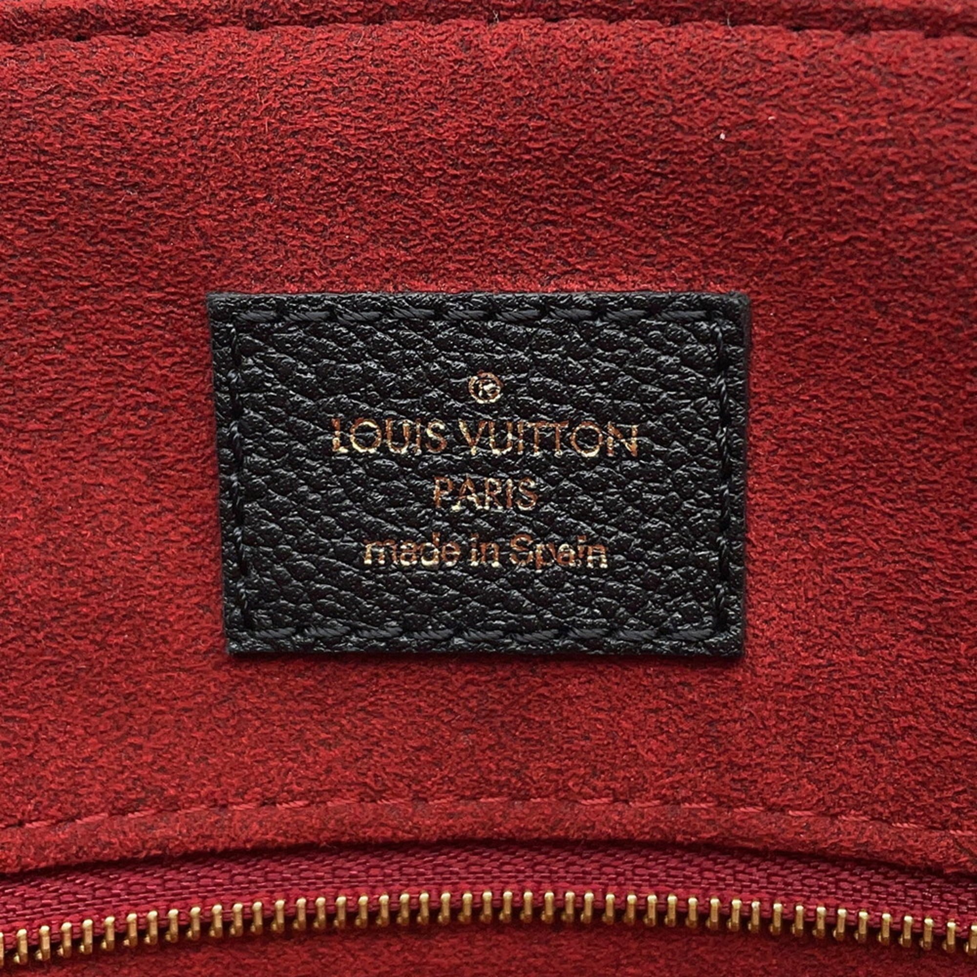 Louis Vuitton Black Monogram Noir Monogram Empreinte Handbag Shoulder Bag