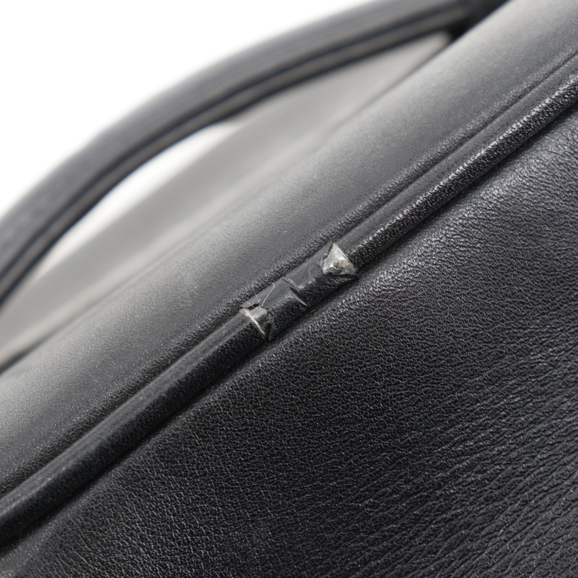 Chanel Black Leather Handbag Pouch