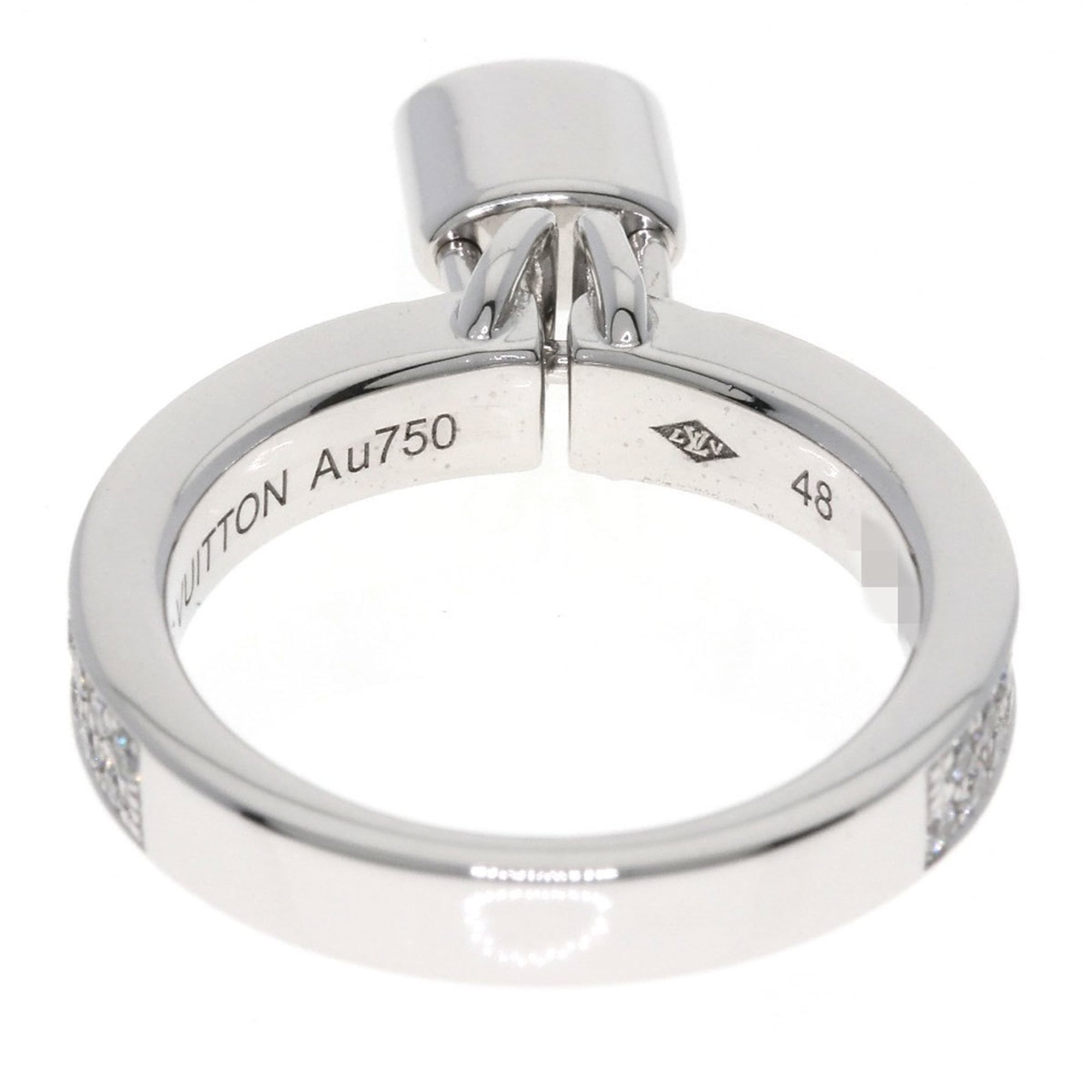 Louis Vuitton White Gold (18K) Band Ring