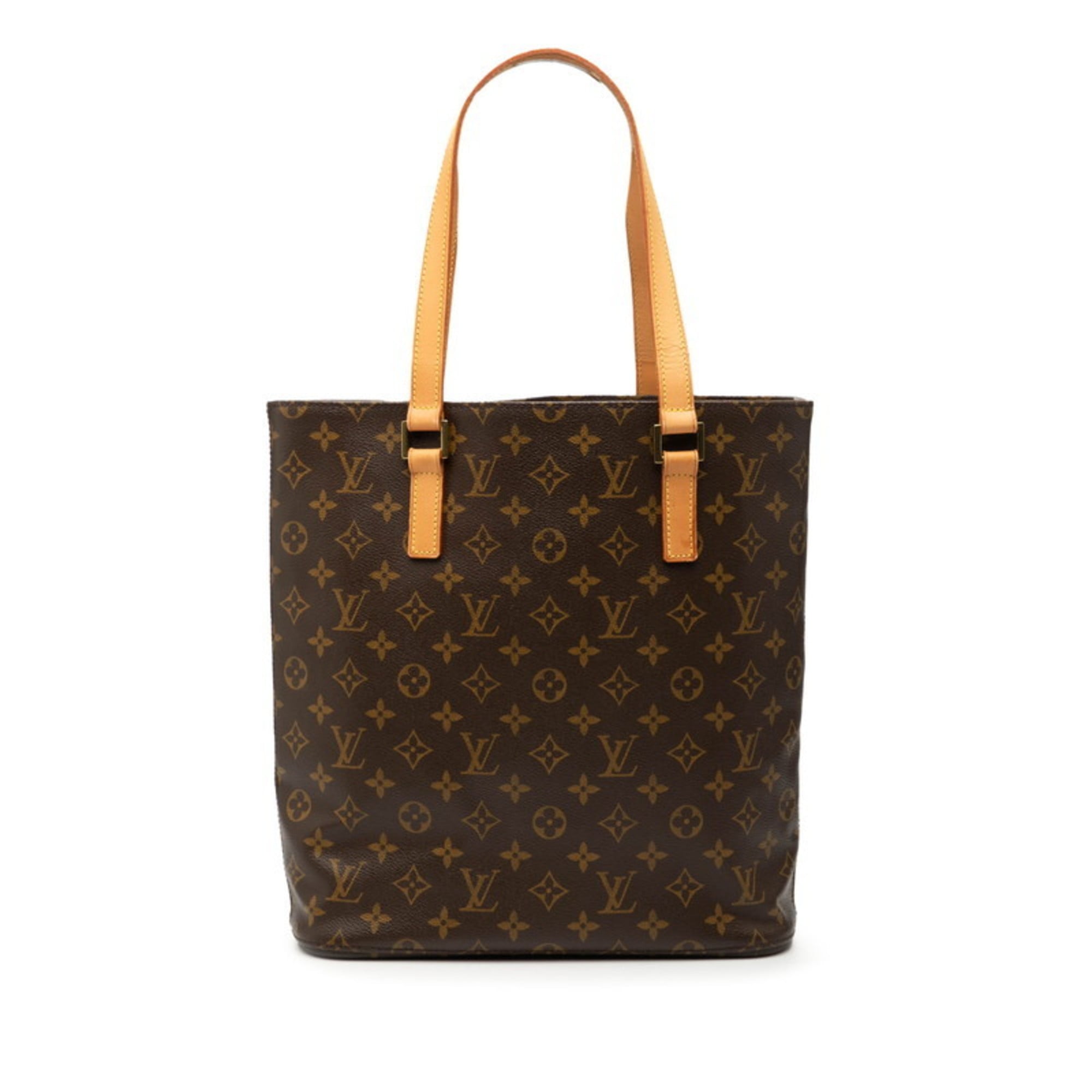 Louis Vuitton Brown Pvc Leather Tote Bag