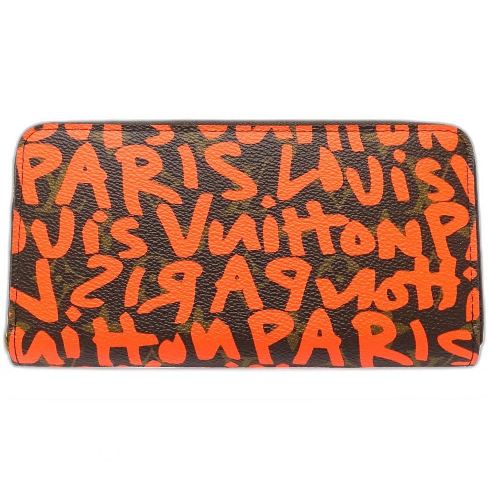 Louis Vuitton Monogram Graffiti Brown Monogram Orange Monogram Graffiti Long Wallet
