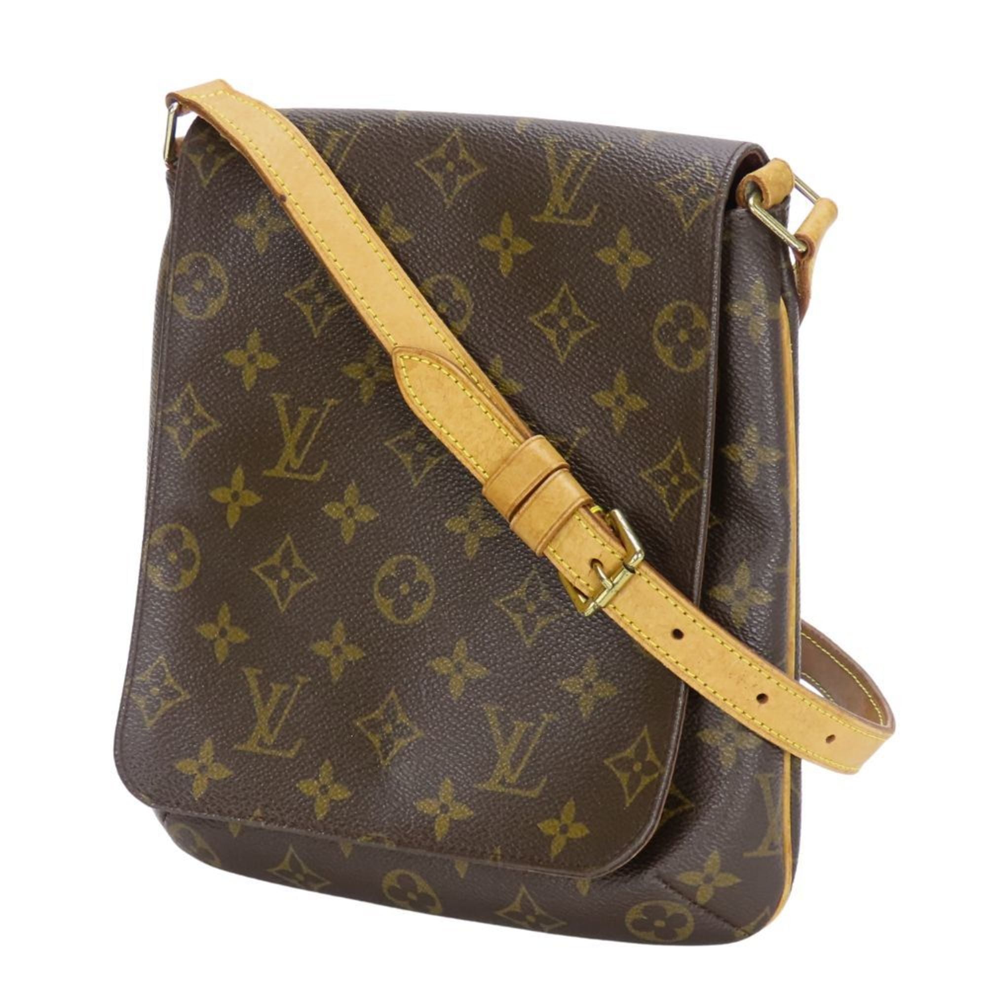 Louis Vuitton Monogram Brown Monogram Leather Shoulder Bag
