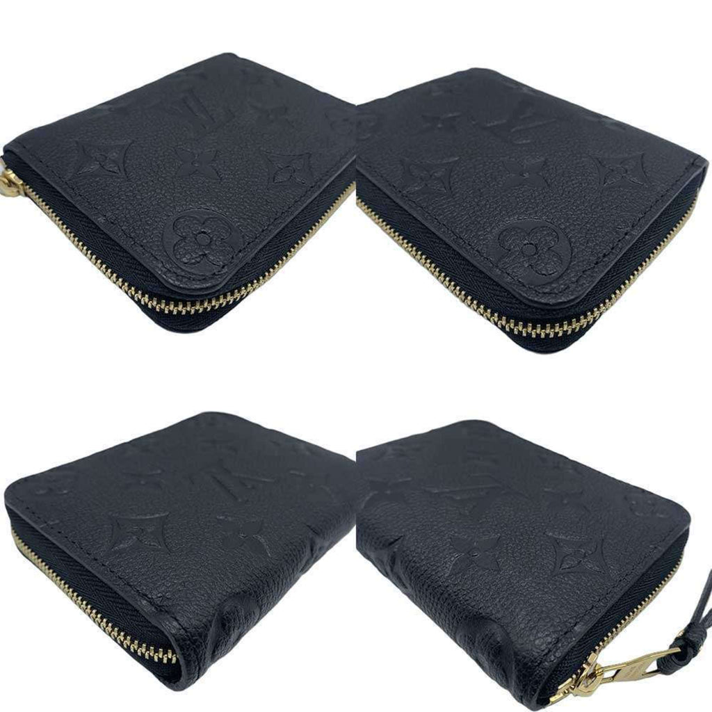Louis Vuitton Black Noir Monogram Empreinte Coin Purse/Coin Case