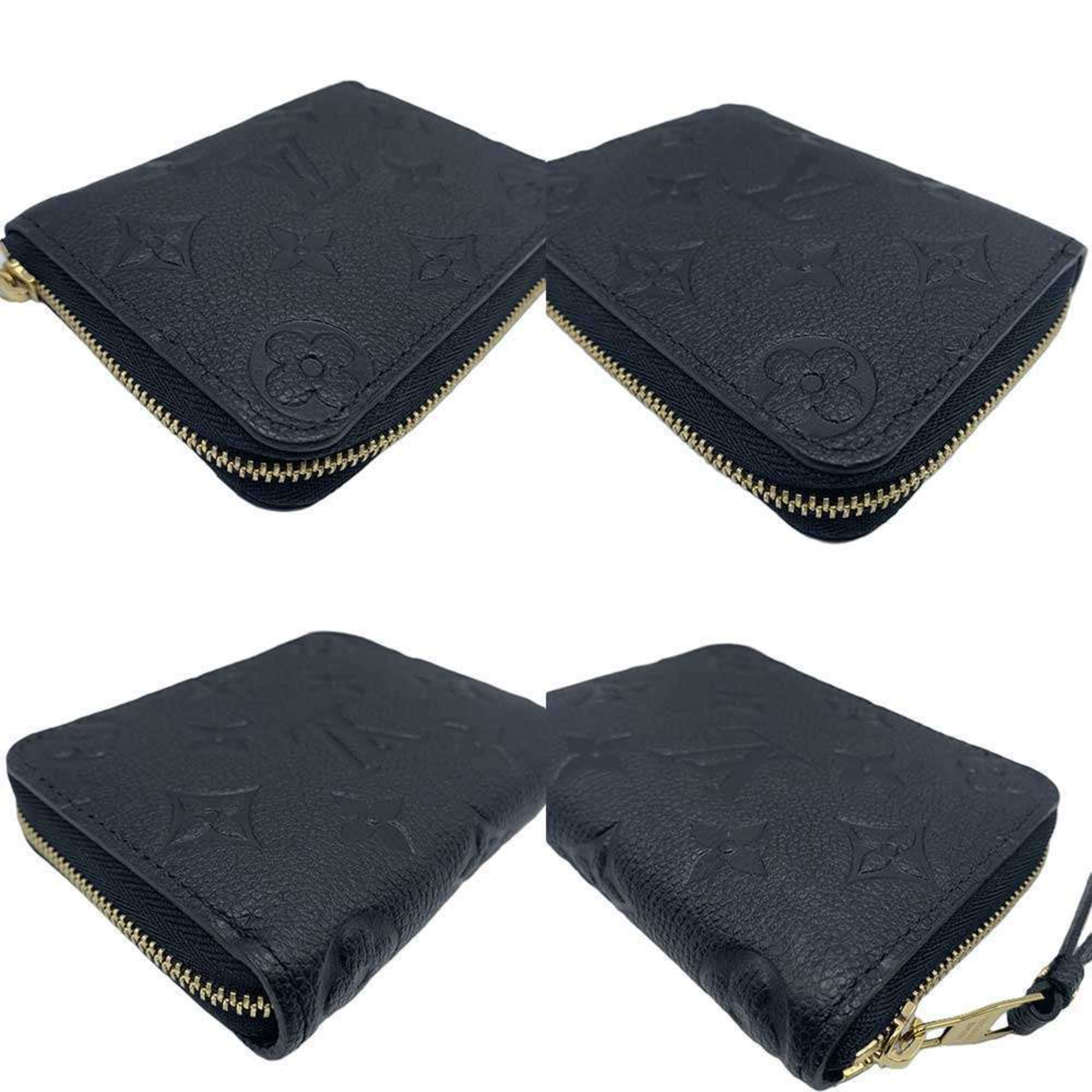 Louis Vuitton Black Noir Monogram Empreinte Coin Purse/Coin Case
