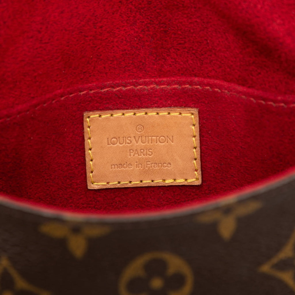 Louis Vuitton Brown Pvc Leather Shoulder Bag
