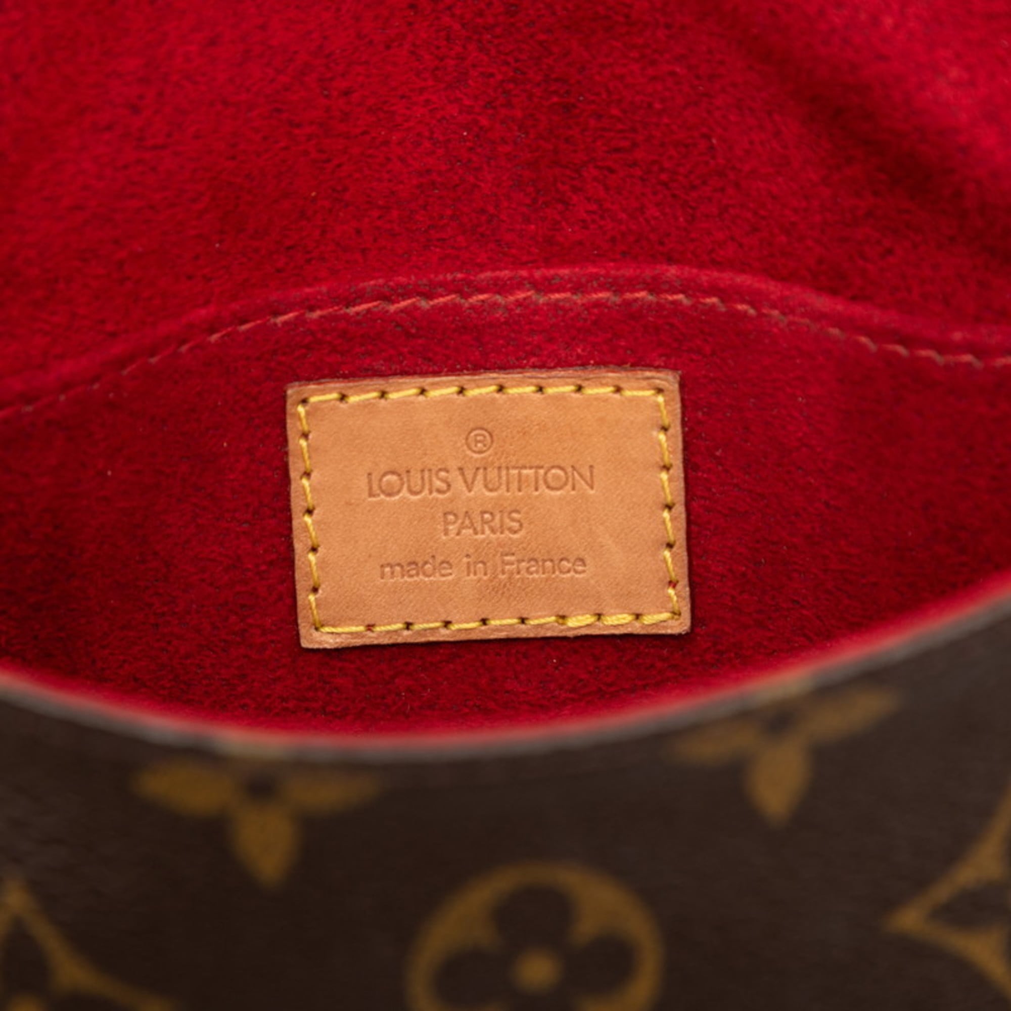 Louis Vuitton Brown Pvc Leather Shoulder Bag