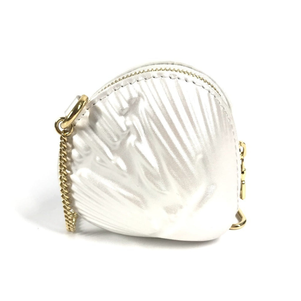 Louis Vuitton White Leather Coin Purse/Coin Case