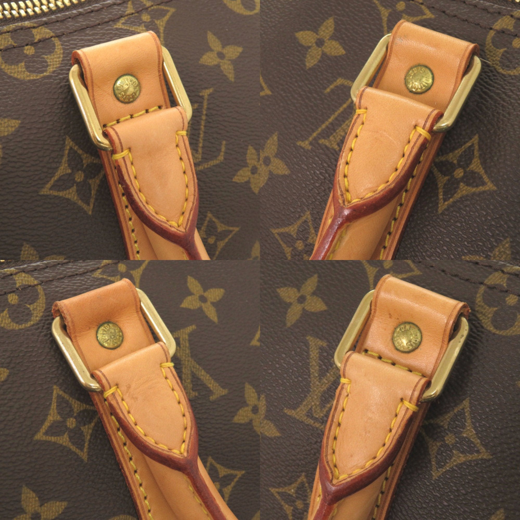 Louis Vuitton Brown Monogram Monogram Boston Bag