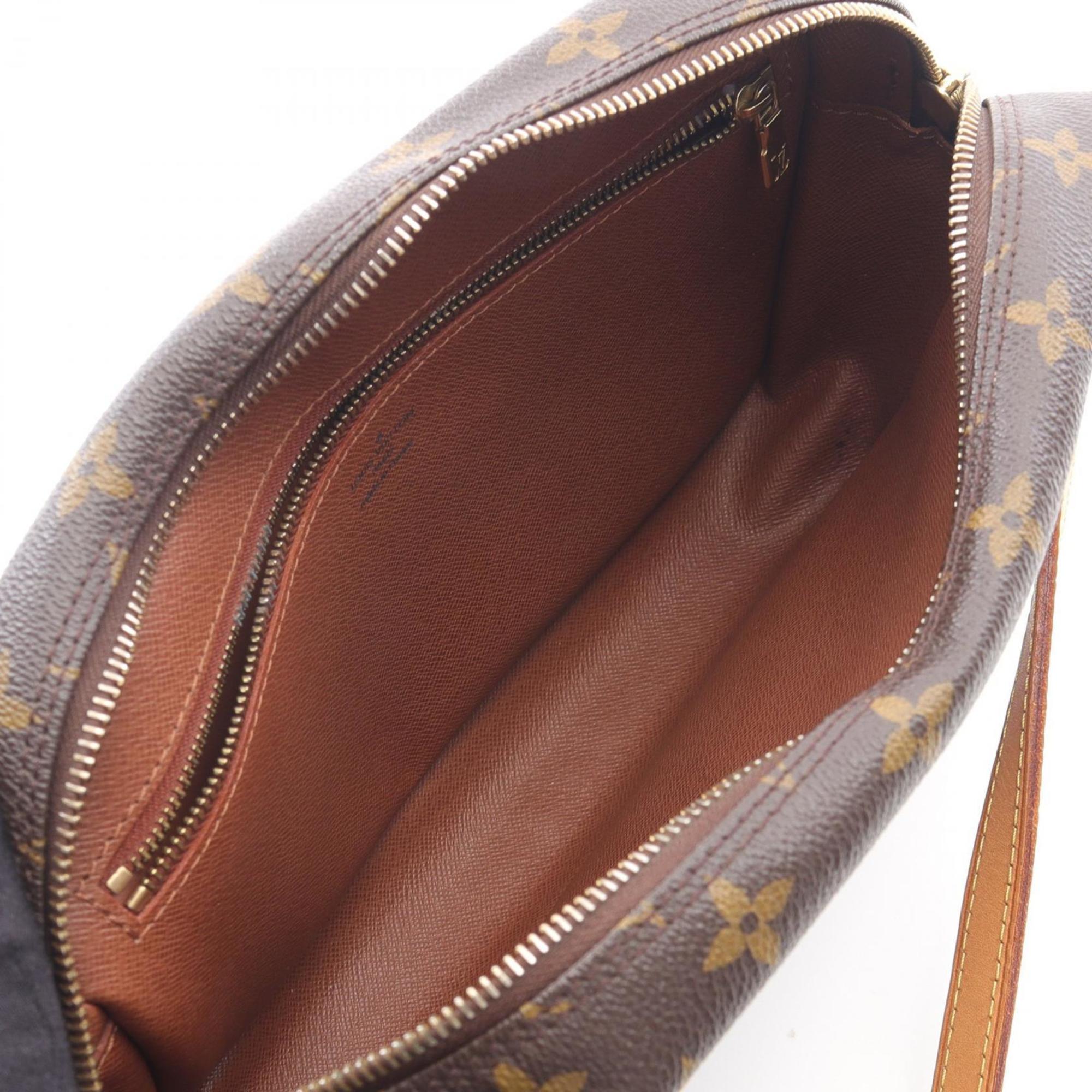 Louis Vuitton Brown Coated Canvas Pvc Leather Shoulder Bag
