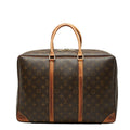 Louis Vuitton Brown Pvc Leather Boston Bag Briefcase