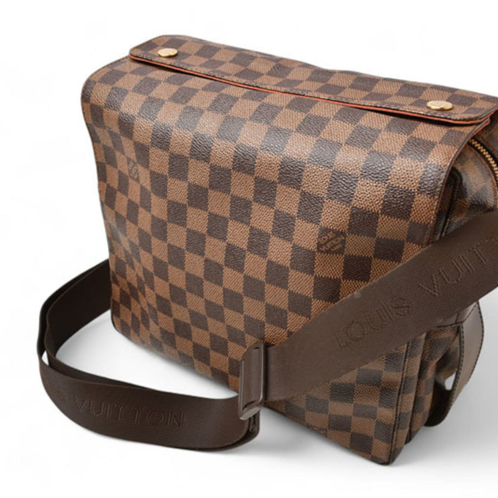 Louis Vuitton Damier Brown Damier Canvas Coated Canvas Shoulder Bag