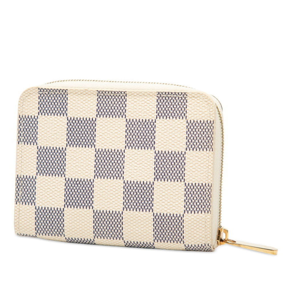 Louis Vuitton White Pvc Leather Coin Purse/Coin Case