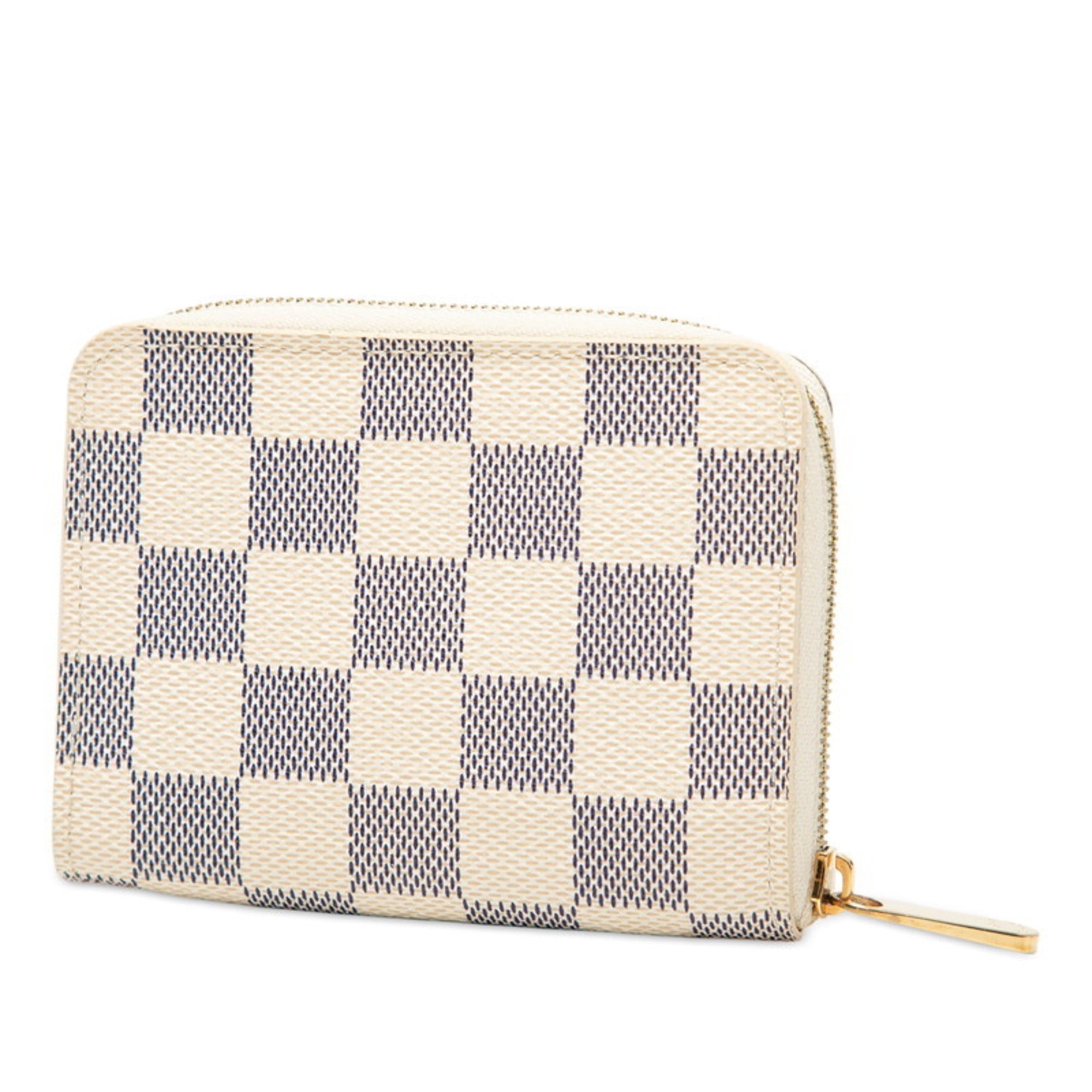 Louis Vuitton White Pvc Leather Coin Purse/Coin Case
