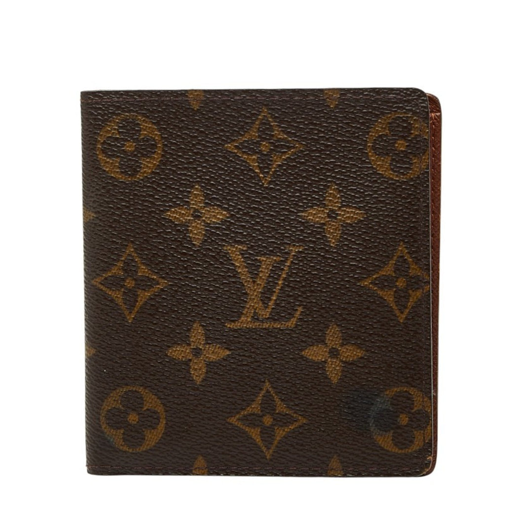 Louis Vuitton Brown Pvc Leather Bill Wallet