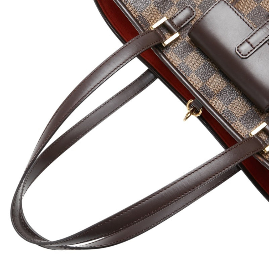 Louis Vuitton Damier Brown Pvc Leather Shoulder Bag Tote Bag