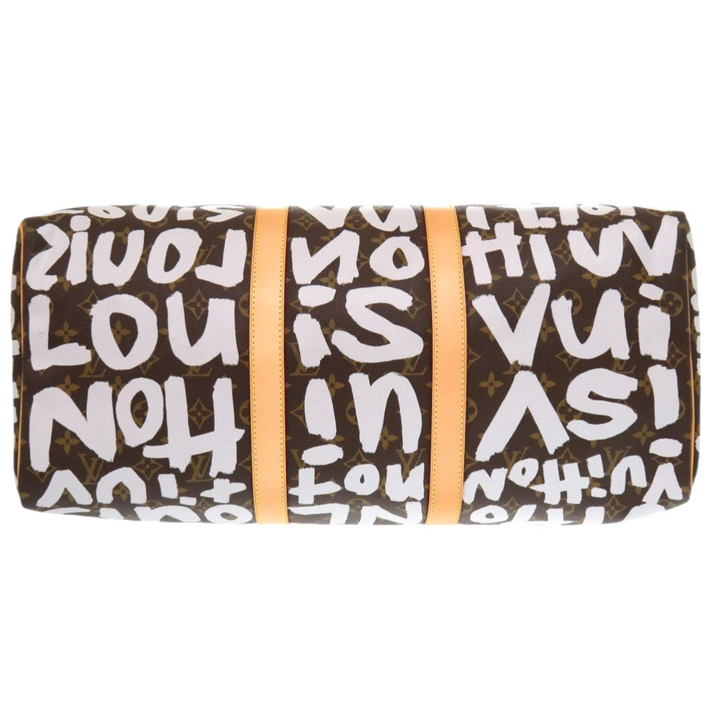 Louis Vuitton Monogram Graffiti Brown Monogram White Monogram Graffiti Monogram Boston Bag