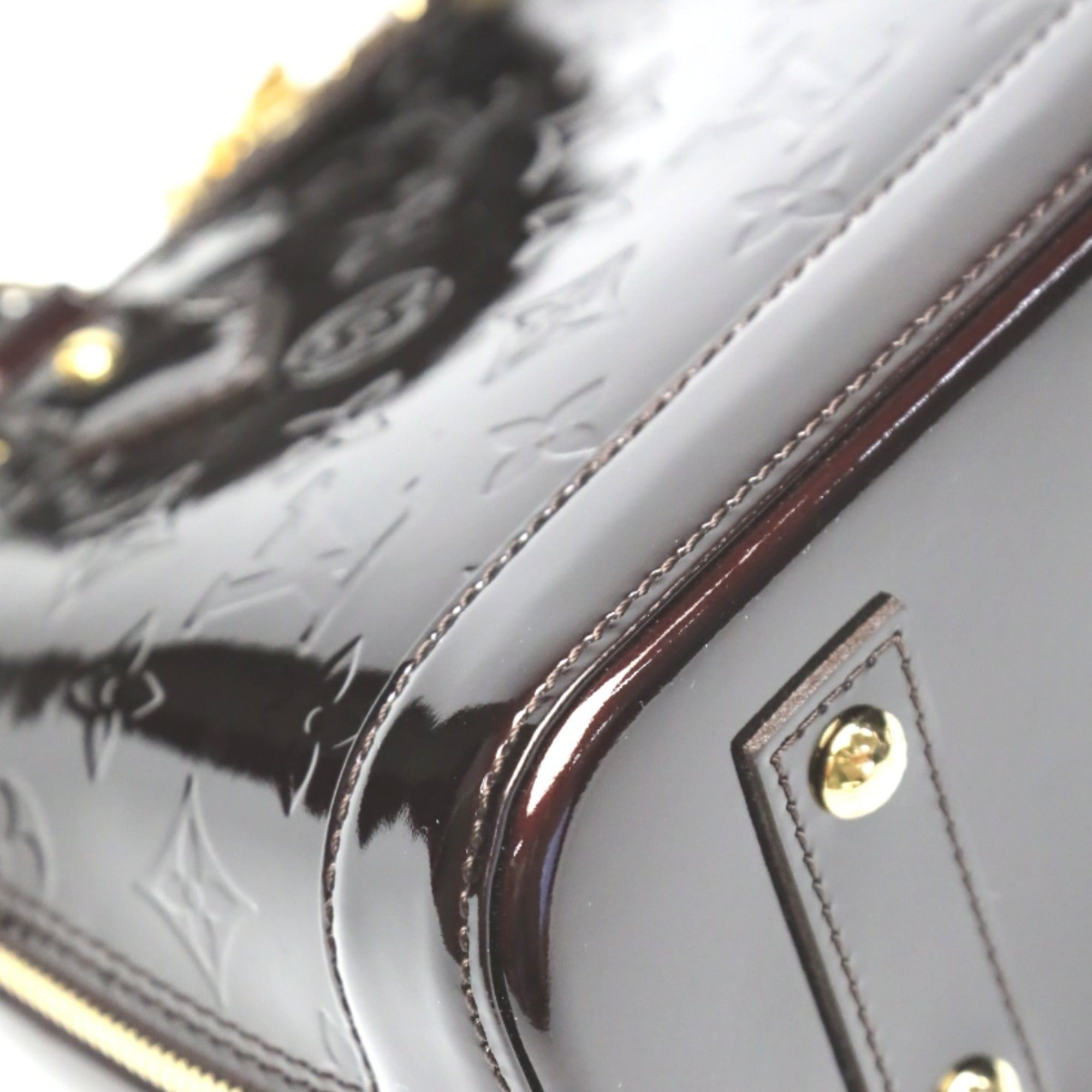 Louis Vuitton Amarante Monogram Vernis Handbag