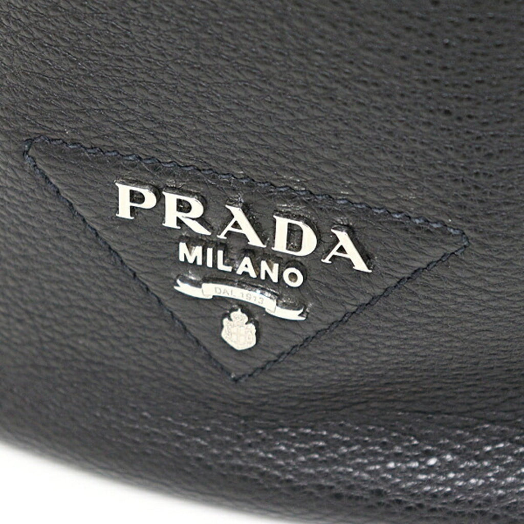 Prada Black Nero Leather Shoulder Bag