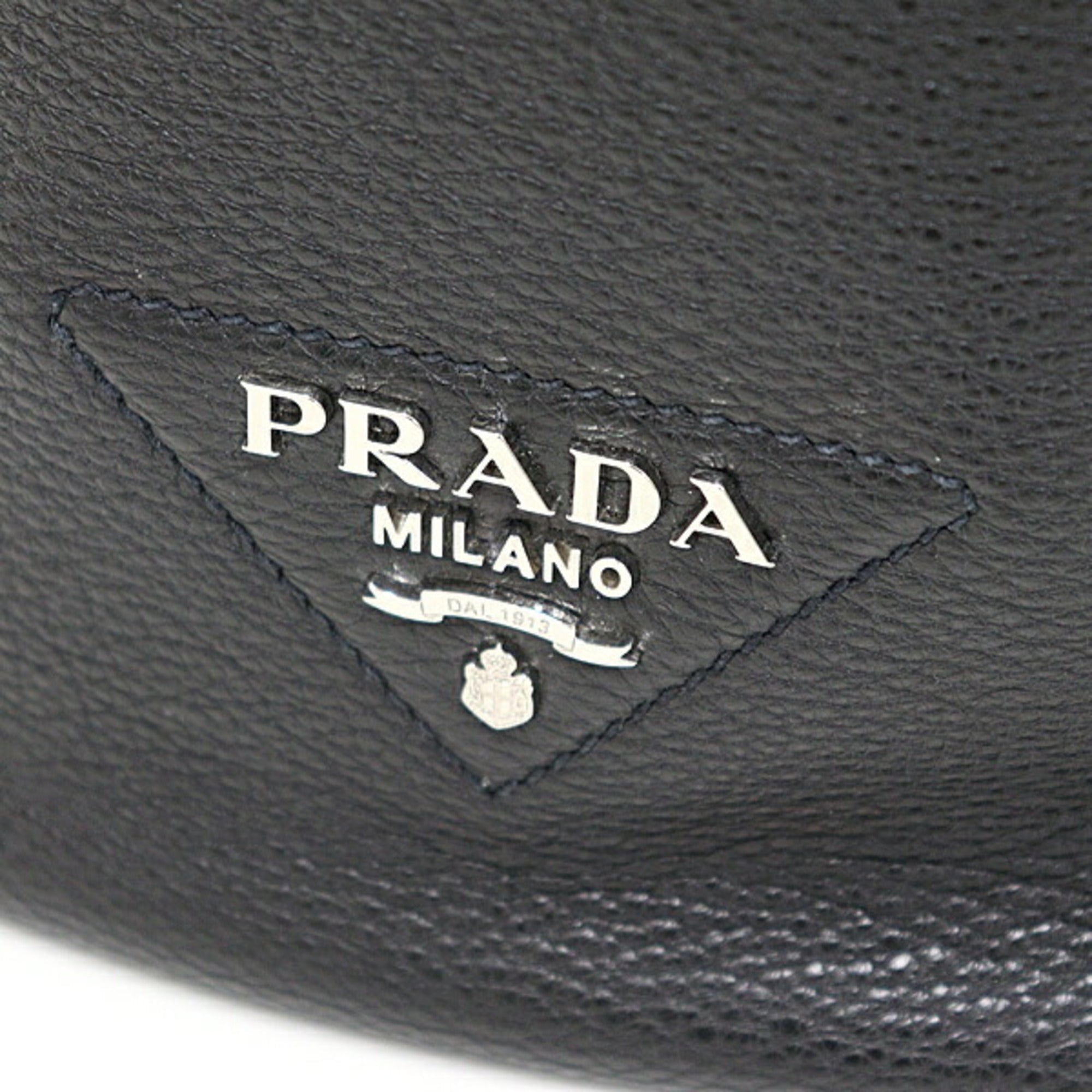 Prada Black Nero Leather Shoulder Bag