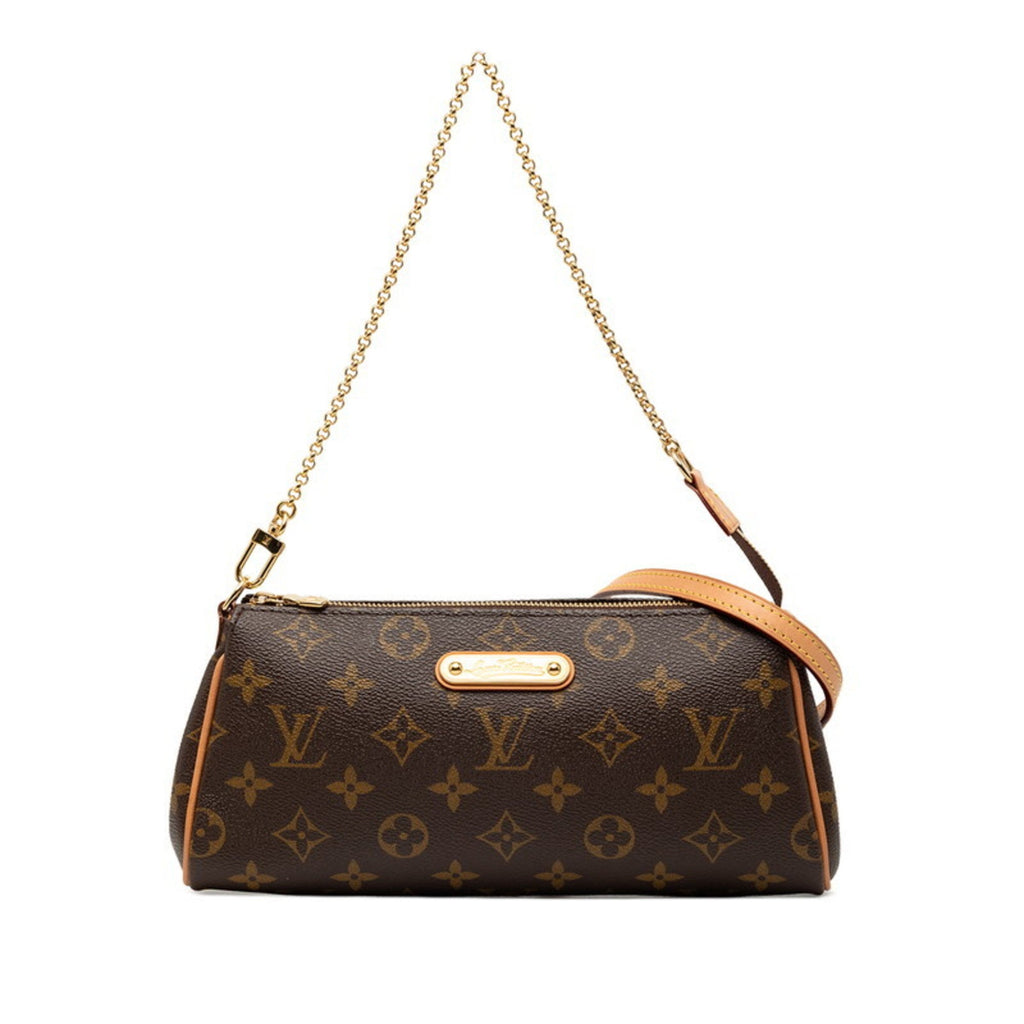 Louis Vuitton Brown Pvc Leather Handbag Shoulder Bag