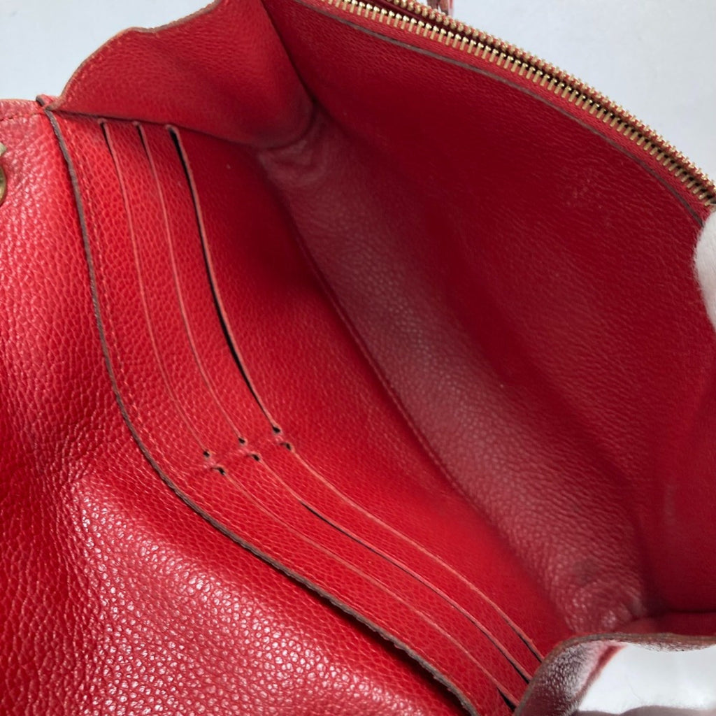 Louis Vuitton Red Other Long Wallet