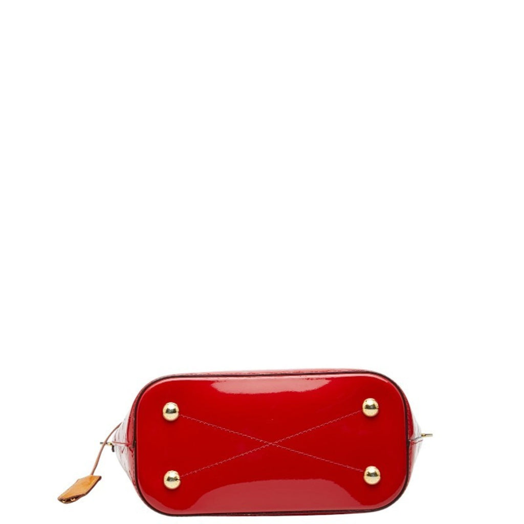 Louis Vuitton Cerise Red Color Patent Leather Handbag Shoulder Bag