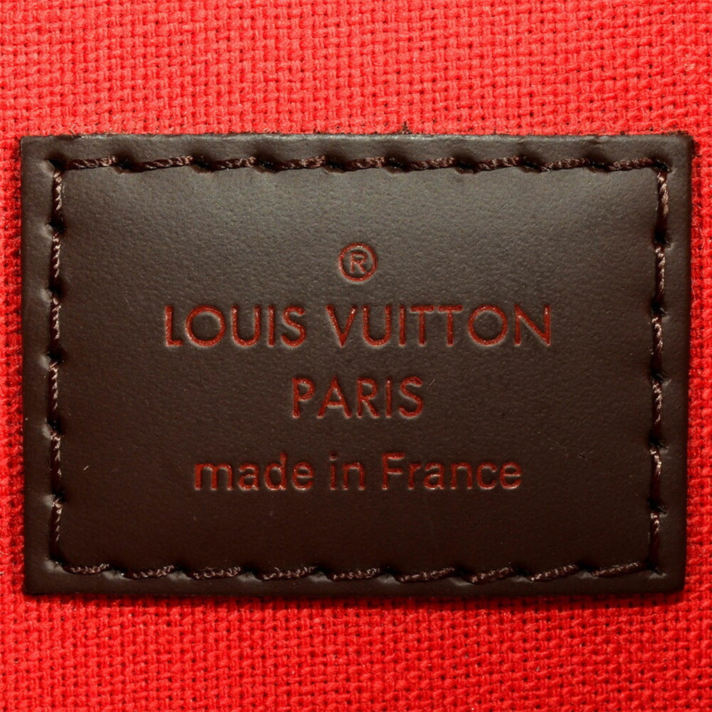 Louis Vuitton Damier Damier Canvas Ebene Leather Shoulder Bag