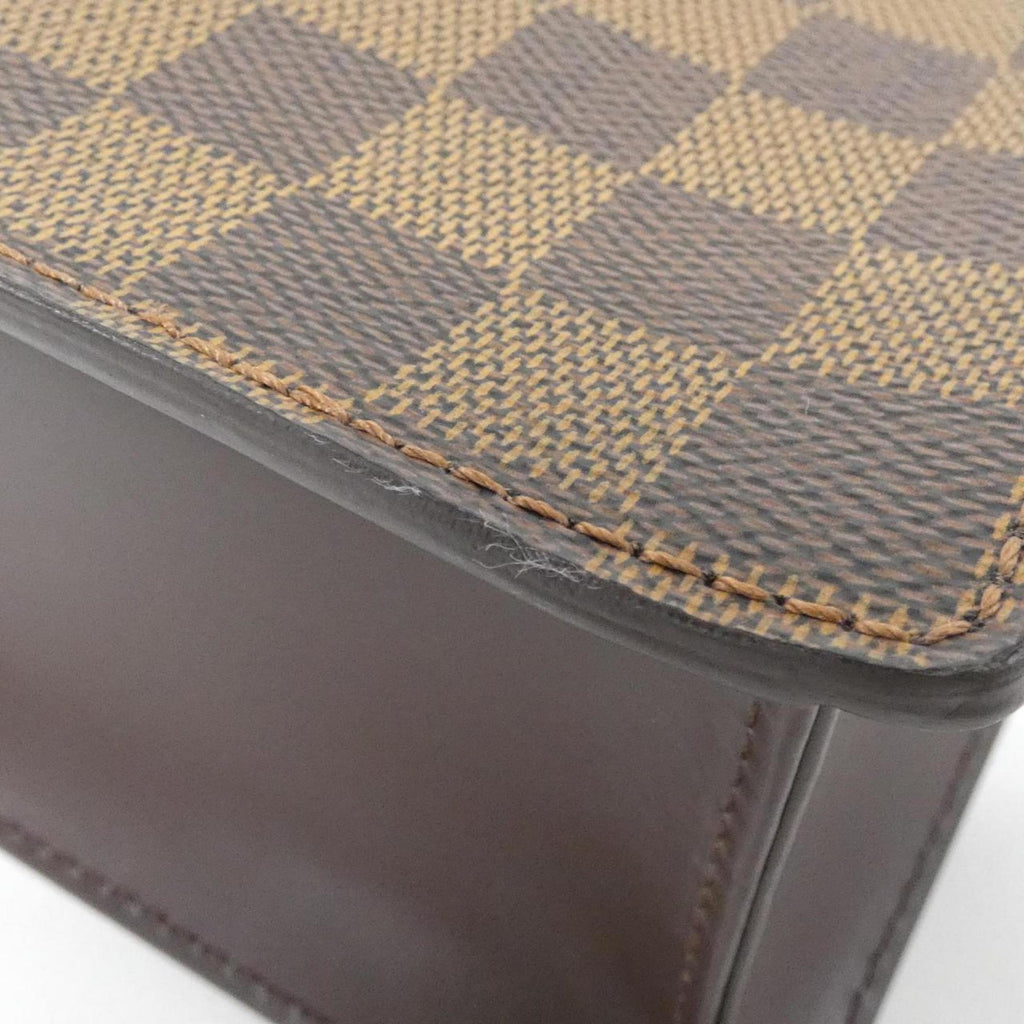 Louis Vuitton Brown Coated Canvas Handbag