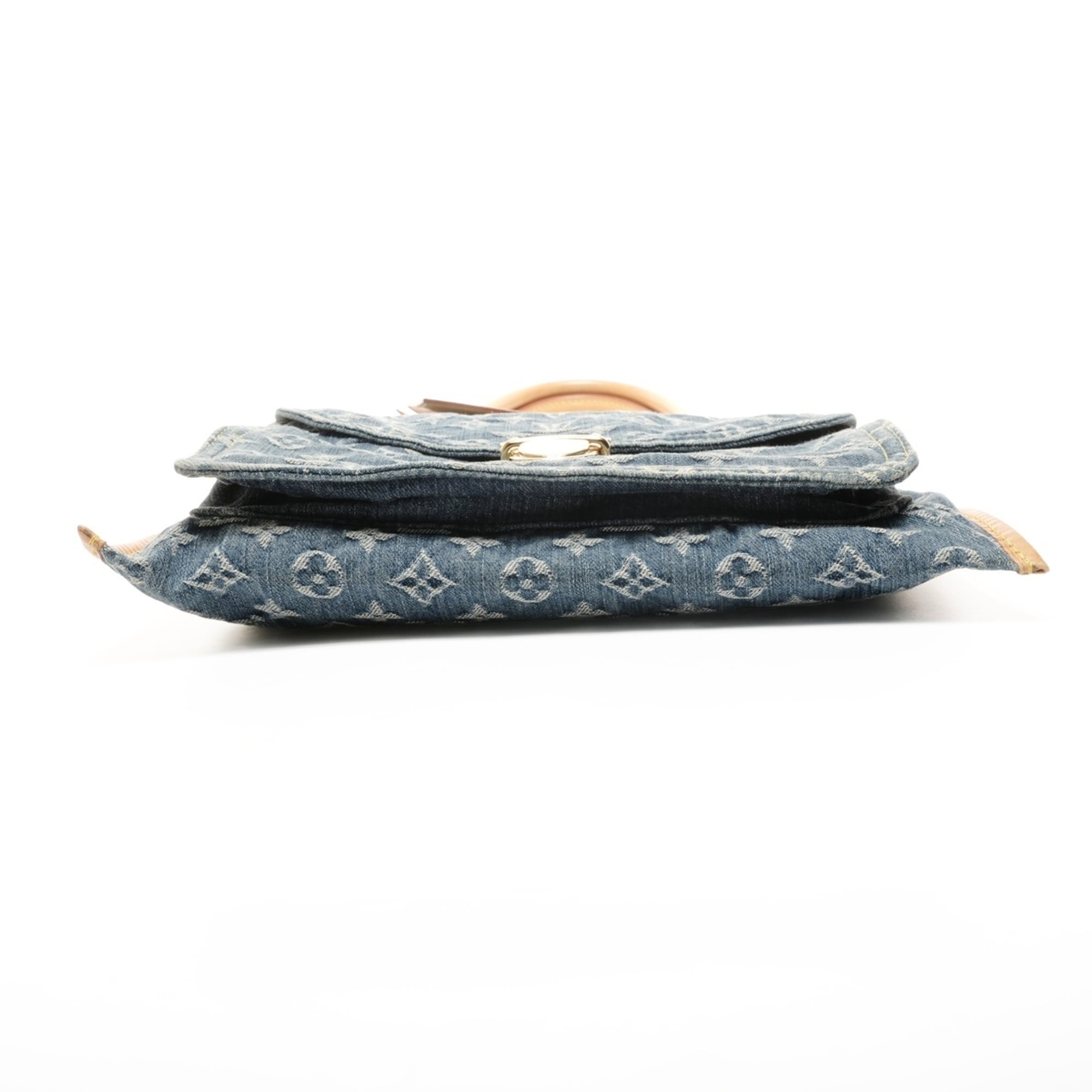 Louis Vuitton Navy Monogram Denim Handbag