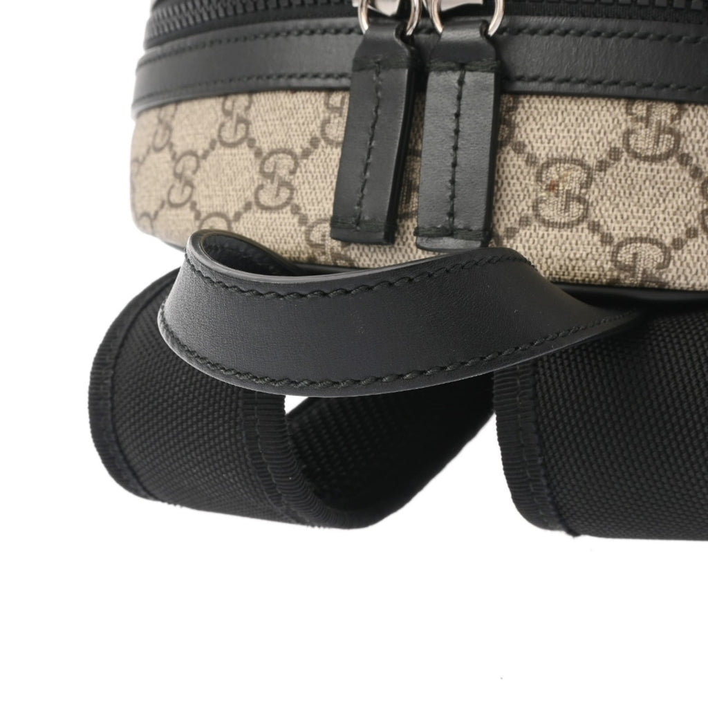 Gucci Beige Gg Supreme Leather Backpack (Pre-Owned)