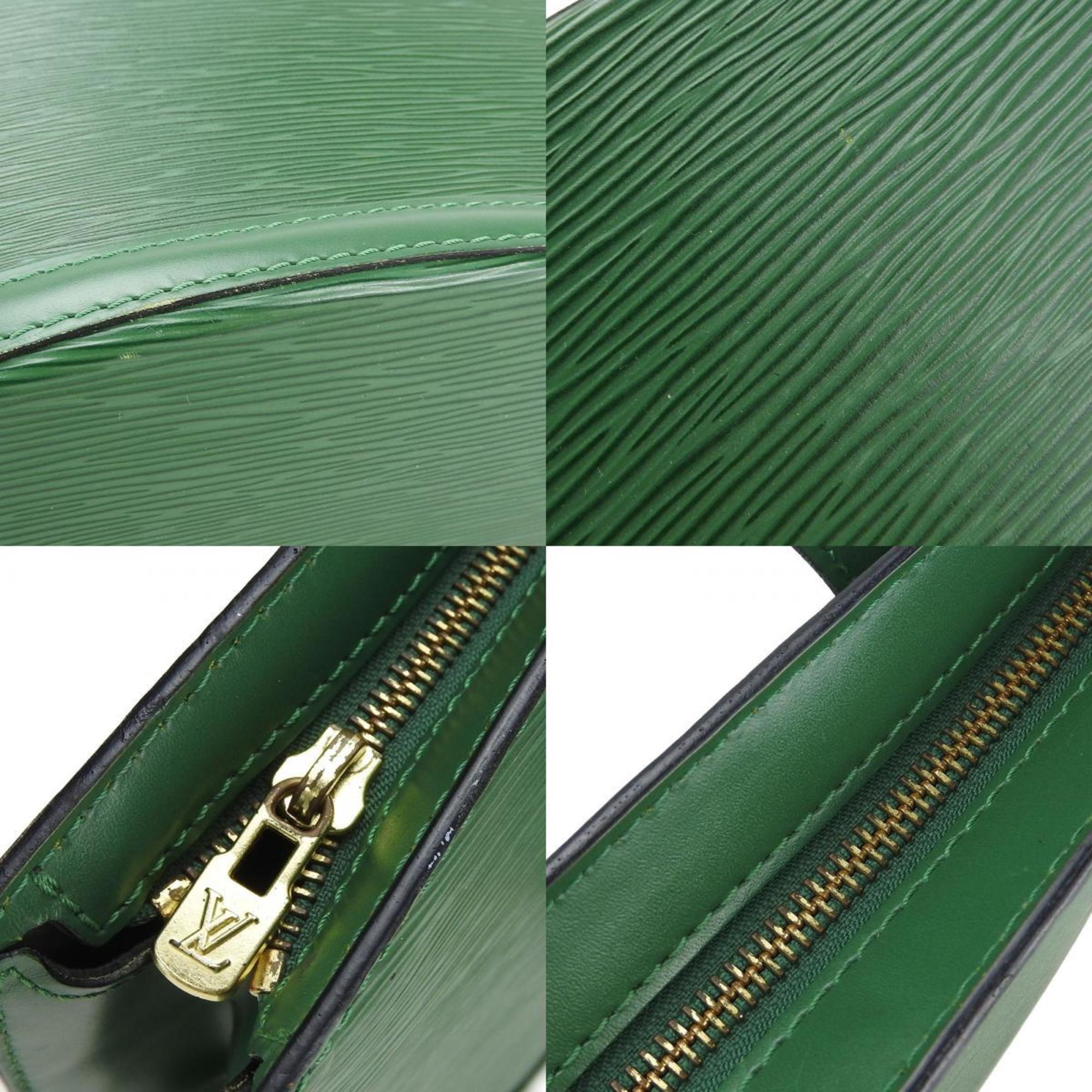 Louis Vuitton Borneo Green Epi Leather Handbag