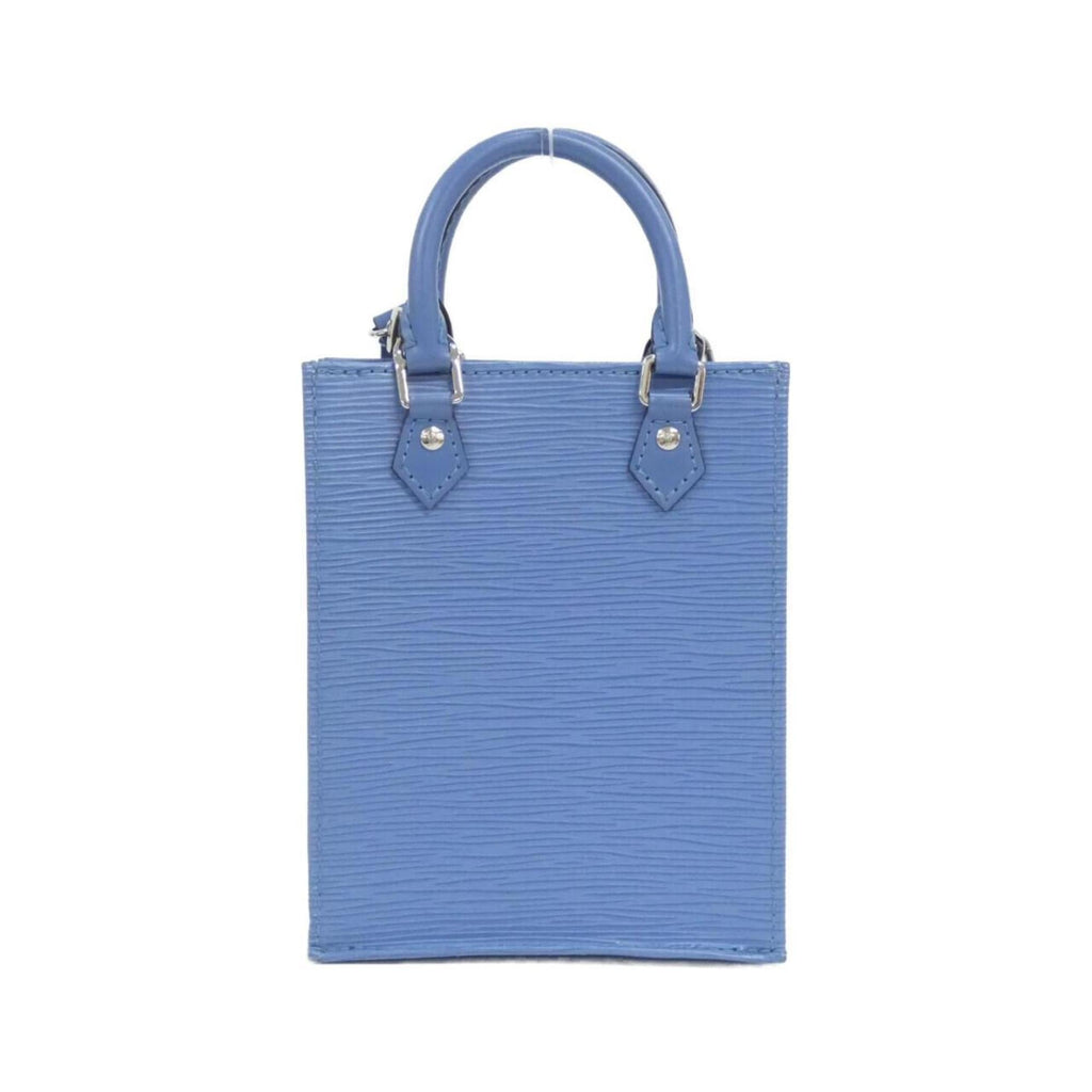 Louis Vuitton Blue Leather Handbag