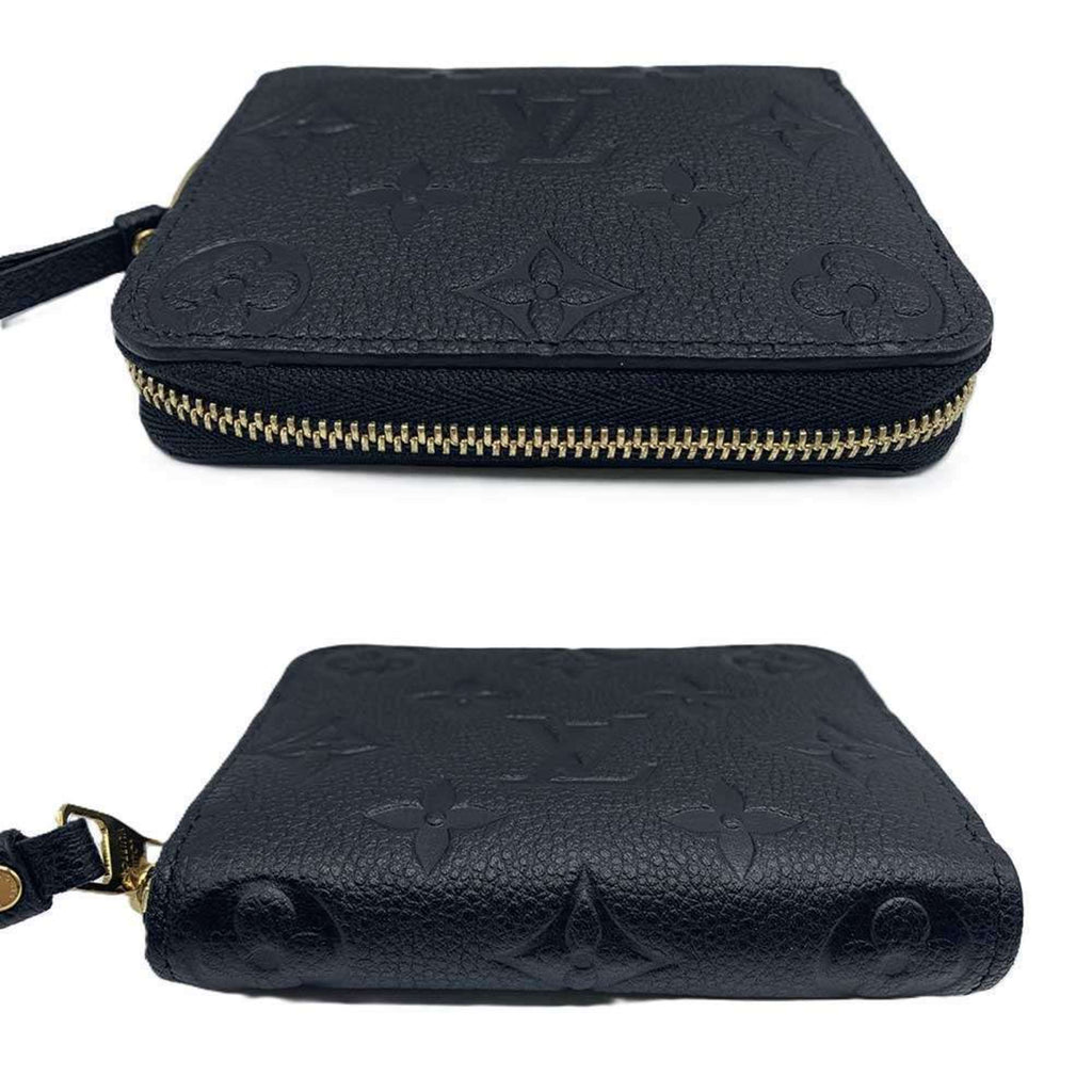 Louis Vuitton Black Noir Monogram Empreinte Coin Purse/Coin Case