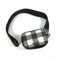 Burberry Black White Pvc Leather Coin Purse/Coin Case