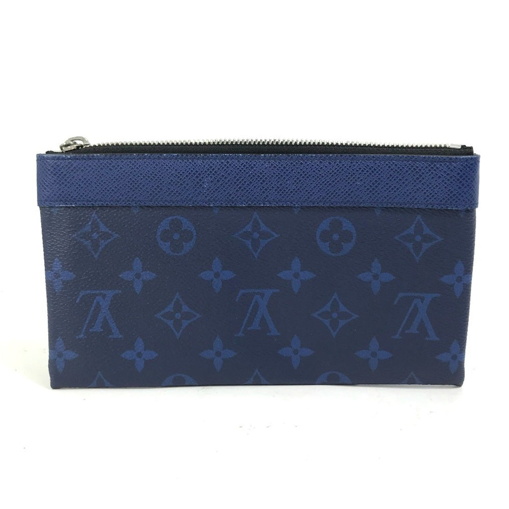 Louis Vuitton Blue Taigarama Clutch Bag Pochette Pouch