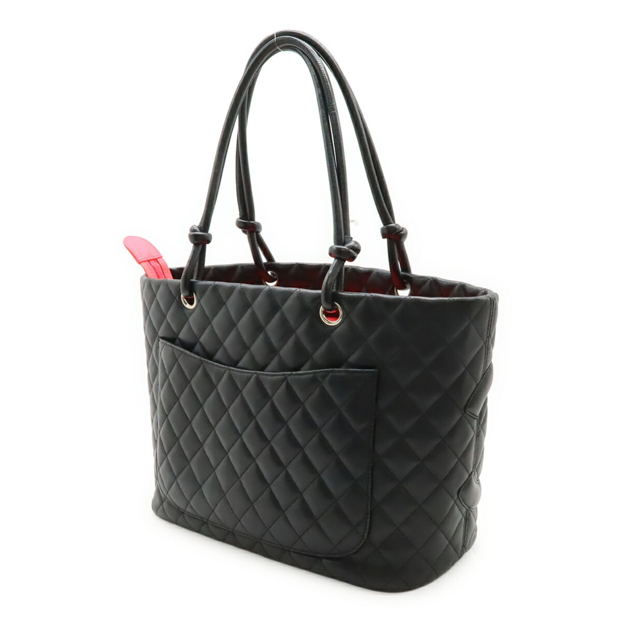 Chanel Black Pink Shoulder Bag Tote Bag