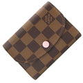 Louis Vuitton Damier Canvas Rose Ballerine Coin Purse/Coin Case