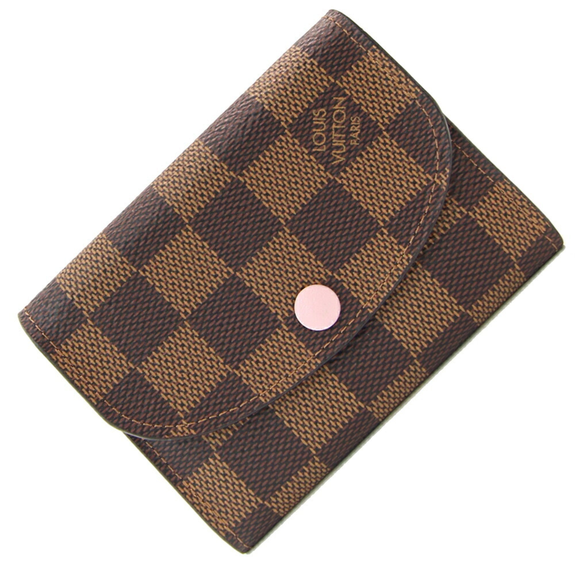 Louis Vuitton Damier Canvas Rose Ballerine Coin Purse/Coin Case