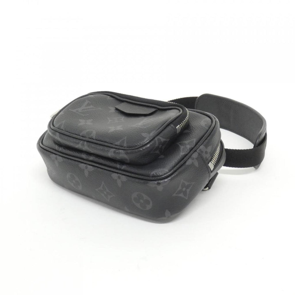 Louis Vuitton Black Coated Canvas Pochette Shoulder Bag