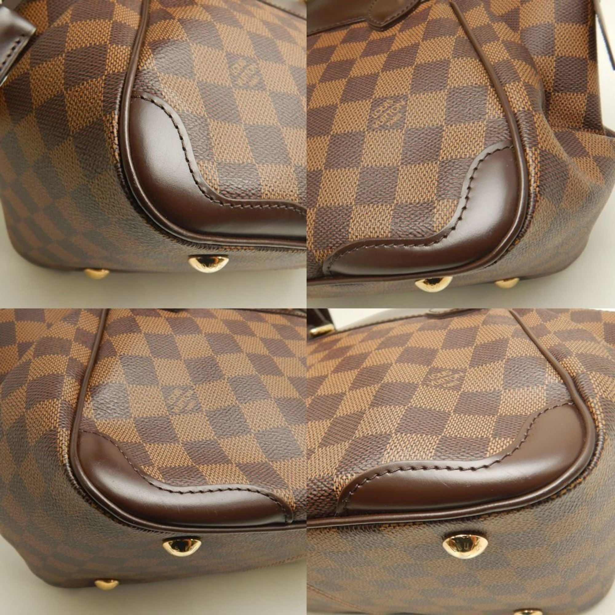 Louis Vuitton Damier Canvas Ebene Damier Canvas Handbag